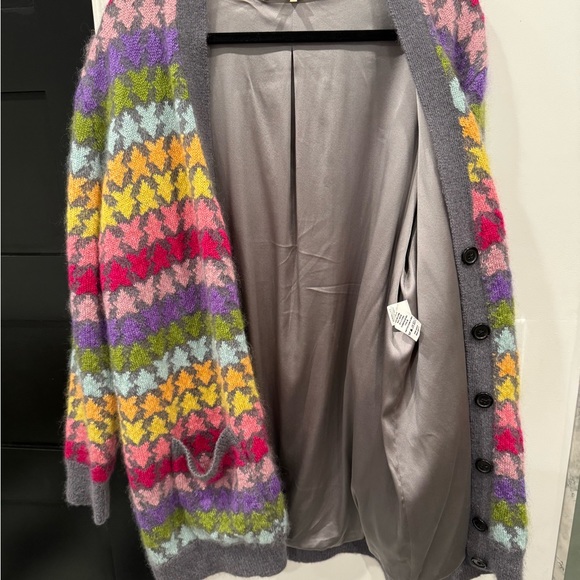 Marc Jacobs Slouchy Mohair Blend Star Cardigan - Size XS - Picture 11 of 13